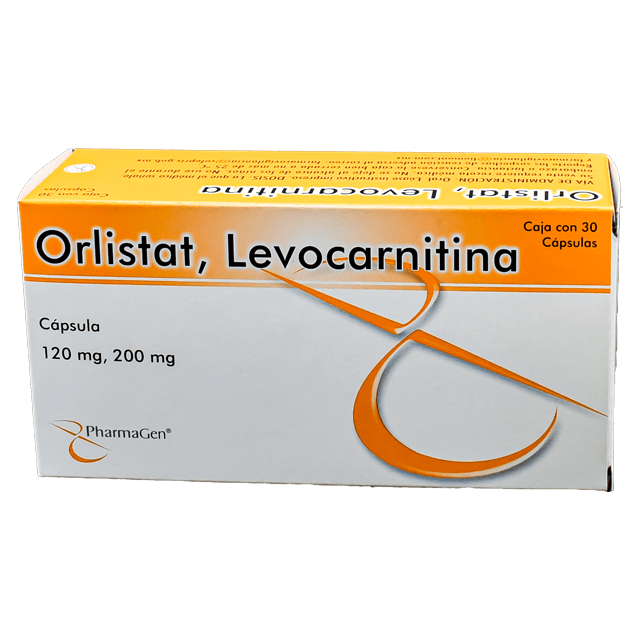 Orlistat / Lcarnitina 30 Cápsulas Farmacias Gi Mejoramos tu salud