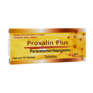 500590 Proxalin Plus paracetamol naproxeno 16 Tabetas