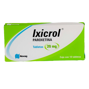 500837 Paroxetina Tabletas 20 Mg C10