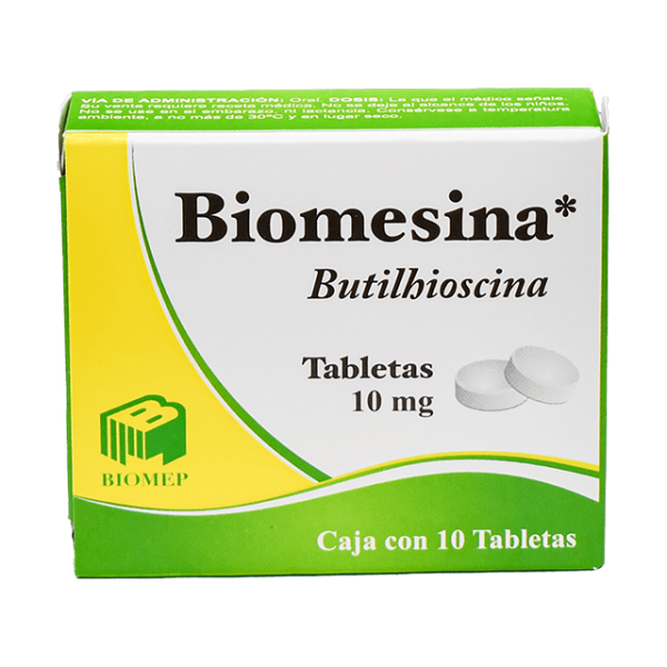 501069 Butilhioscina Grageas 10 Mg