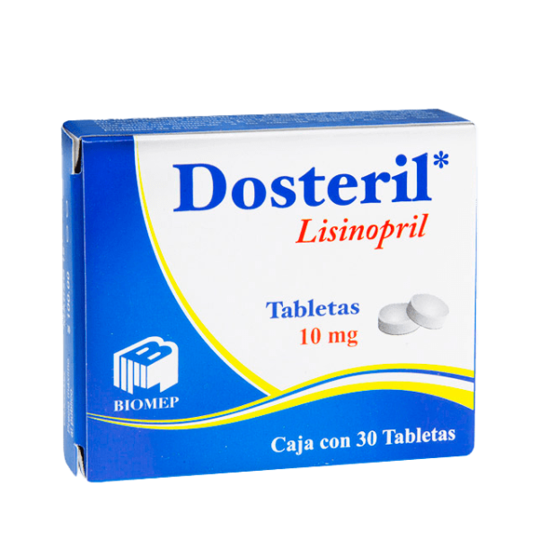 501084 lisinopril dosteril tab c 30 10mg