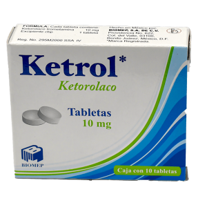 501090 Ketorolaco tab 10 mg Ketrol