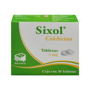 501096 Colchicina Tabletas 1 Mg C30 Sixol Tab C30 1 Mg Biomep F