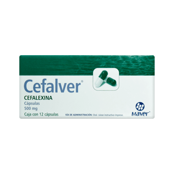 501124 Cefalver Cap C12 500 Mg Cefalexina