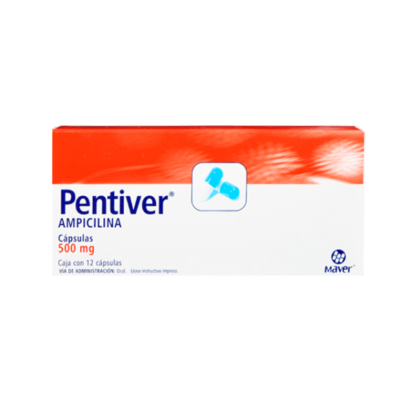 501236 Ampicilina Pentiver Cap C12 500 Mg