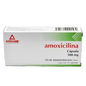 501337 Amoxicilina Capsulas 500 Mg C12 Caps. Amoxicilina Cap C12 500 Mg Amsa