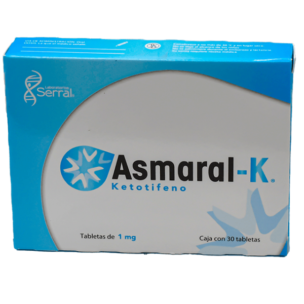 501410 Ketotifeno Asmaral k tab 1 mg