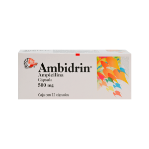 501675 ambidrin ampicilia 12 cap 500 mg