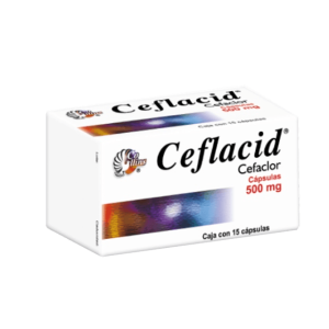 501695 Ceflacid cefaclor 15 capsulas 500 mg