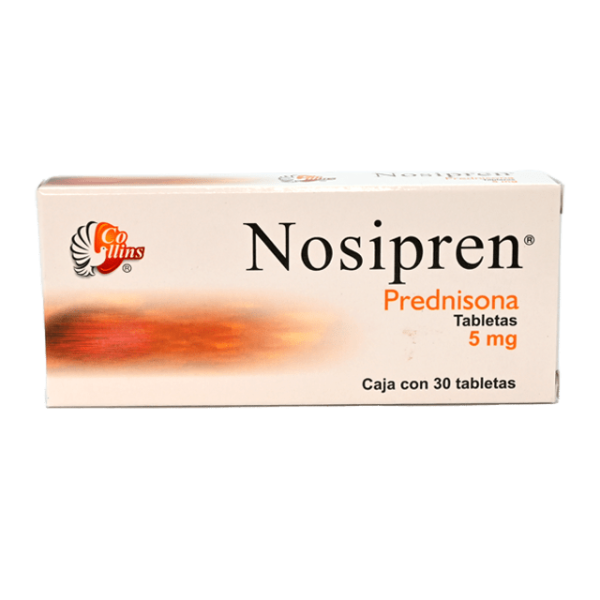 501752 Nosipren Prednisona 30 tab 5mg, Farmacias Gi