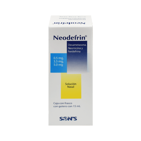 502429 DexametasonaFenilefrinaNeomicina Solucion Nasal C15 Ml Neodefrin Nasal Sol C15 Ml Sons F