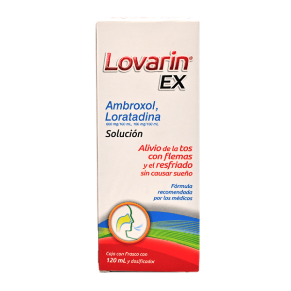502999 ambroxol loratadina solucion 600 ml 100 ml Lovarin 120 ml
