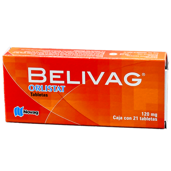 503093 Orlistat Tabletas 120 Mg. C21 Belivag Tab C21