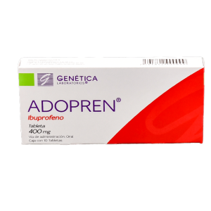 503424 Ibuprofeno Tabletas 400 Mg. C10 Adopren