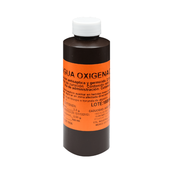 503871 Agua Oxigenada Envase C120 Ml. Quiromed Agua Oxigenada Sol C120 Ml Quiromed