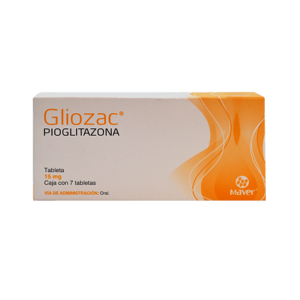 503993 Pioglitazona Gliozac 7 tab 15 mg