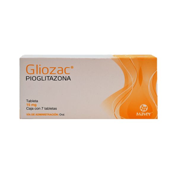 503993 Pioglitazona Gliozac 7 tab 15 mg