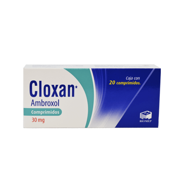 504165 Cloxan Ambroxol 20 comprimidos 300mg 1