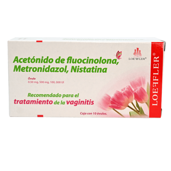 506393 acetonido de flucinolona metronidazol nistatina 50 mg 500 mg 100 000 10 ovulos