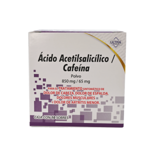 506759 Acido acetilsalicilico cafeina 10 sobres 850 mg 65mg 6