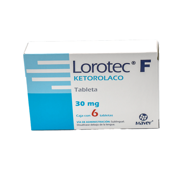 507154 Ketorolaco tableta 30 mg Lorotec F