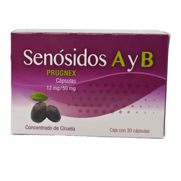507190 senosidos Ay B prugnex cap 125 mg 50 mg 30 cap