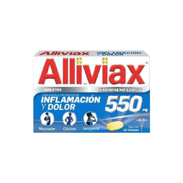 507221  alliviaz 550 mg 10 tabs