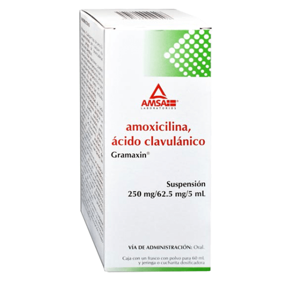 507899 amoxicilina acido clavulanico Gramaxin Suspension 60 ml