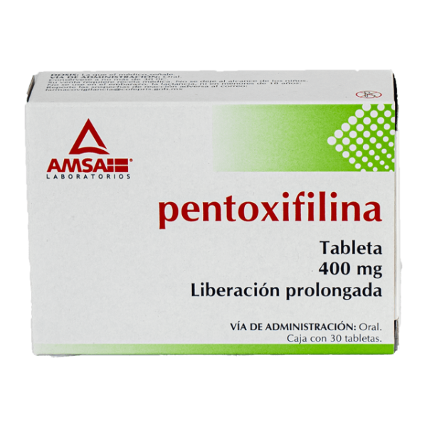 507901 Pentoxifilina Tab C30 400 Mg Pentoxifilina Tab