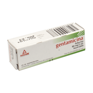 508345 Gentamicina Sol Iny C1 80Mg2Ml Gentamicina Sol Iny C1 80Mg2Ml