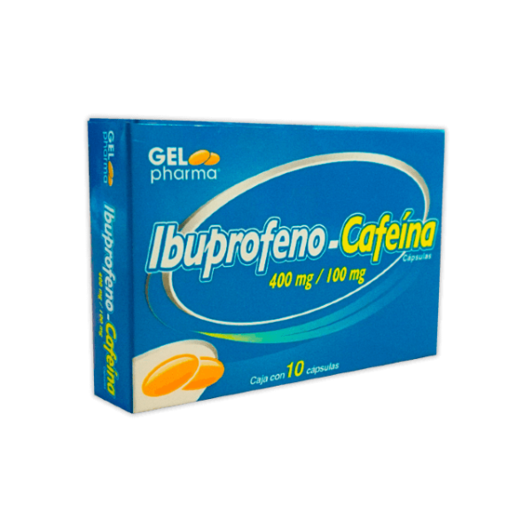 508769 IbuprofenoCafeina Cap C10 400100 Mg IbuprofenoCafeina Cap C10 400100 Mg Gelpharma