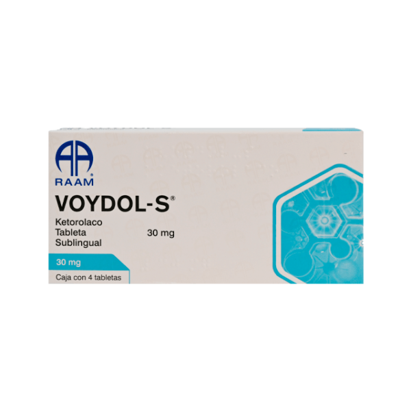 508778 ketorolaco Voydol s 4 tab 30 mg