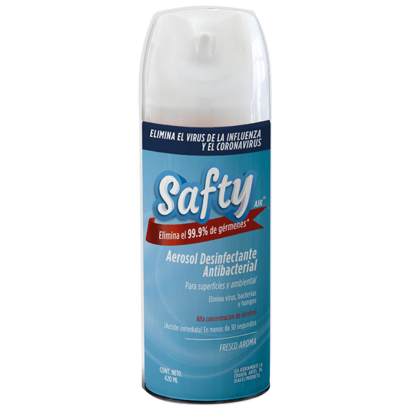 Safty Air Aerosol Desinfectante 420 ml - Farmacias Gi