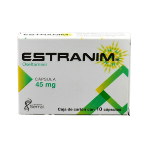 509081 Oseltamivir Estranin Capsulas De 45Mg Con 10 Estranim Cap C10 45 Mg Serral F