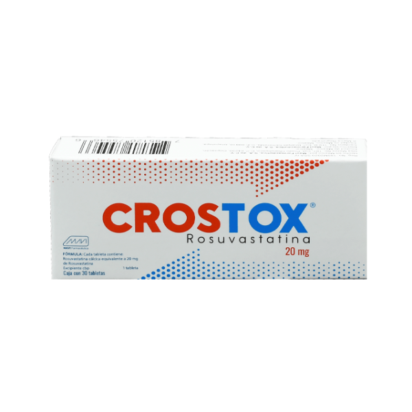 509152 Rosuvastatina Tabletas C30 20 Mg Crostox Tab C30 20 Mg Mavi R