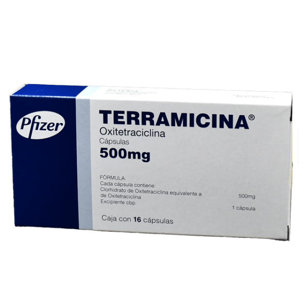 509318 Oxitetraciclina Cap C16 500 Mg Terramicina