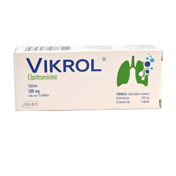 509359 Vikrol claritromicina tab 500 mg 10 tab