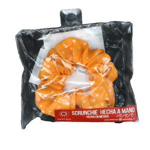 509720 Scrunchie de Tela para cabello banda elastica 1 pza, Farmacias Gi