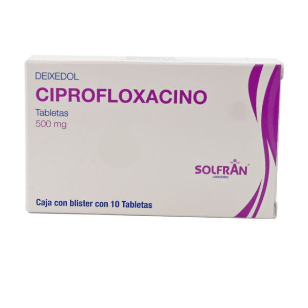 509803 ciprofloxacino deixedol tab 500 mg 10 tab