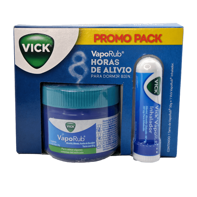 Vick Vaporub Tarro 50 g + Inhalador Pack - Farmacias Gi