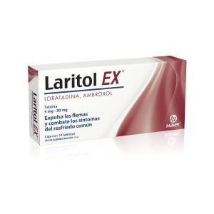 550033 Laritol EX Loratadina Ambroxol Clorhidrato de 530 mg 10 Tabletas