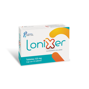 550146 Lonixer Clonixinato de Lisina 125 mg 10 Tabletas