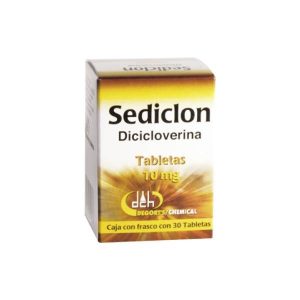 550181 Sediclon Dicloverina Clorhidrato de 10 mg 30 Tabletas