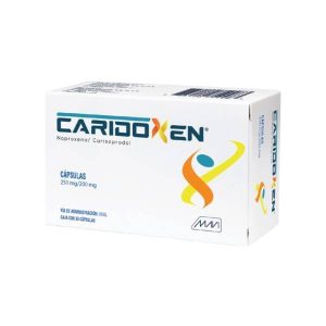550334 Caridoxen Naproxeno Carisoprosdol 250 mg 200 mg Capsulas 30