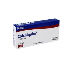 550676 COLCHIQUIM Colchicina 1 mg 20 Tabletas