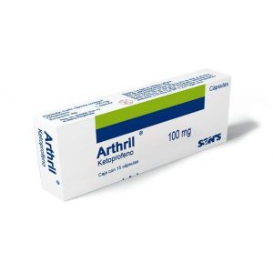 551199 Arthril Ketoprofeno 100 mg 15 Capsulas