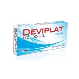 552044 Deviplat Clopidrogrel 75 mg 14 Tabletas