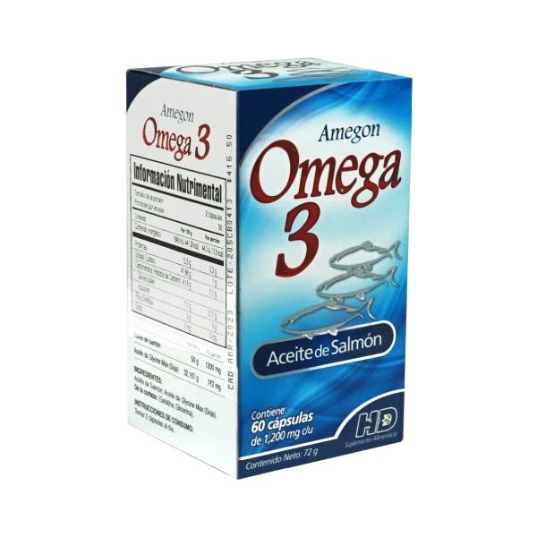 552176 Omega 3 Aceite de Salmon 60 Capsulas