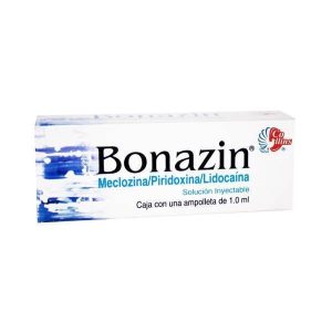 552437 Bonazin meclicinapiridoxina lidocaina