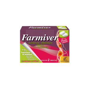 552936 Farmiver Quinfamida Albendazol 150 mg 200 mg 2 Tabletas 1